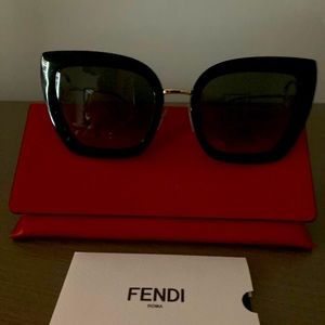 Fendi 58mm Cat Eye Sunglasses